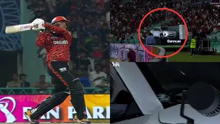 Abhishek Sharma Shatters Car