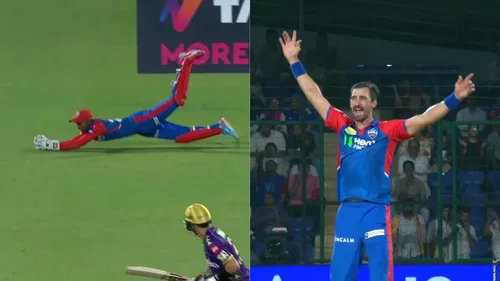 Abishek Porel Catch To Send Back KKR Star