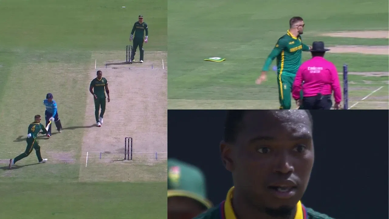 Aiden Markram Fumes At Lungi Ngidi