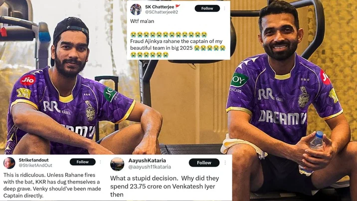 Ajinkya Rahane Venkatesh Iyer TR KKR
