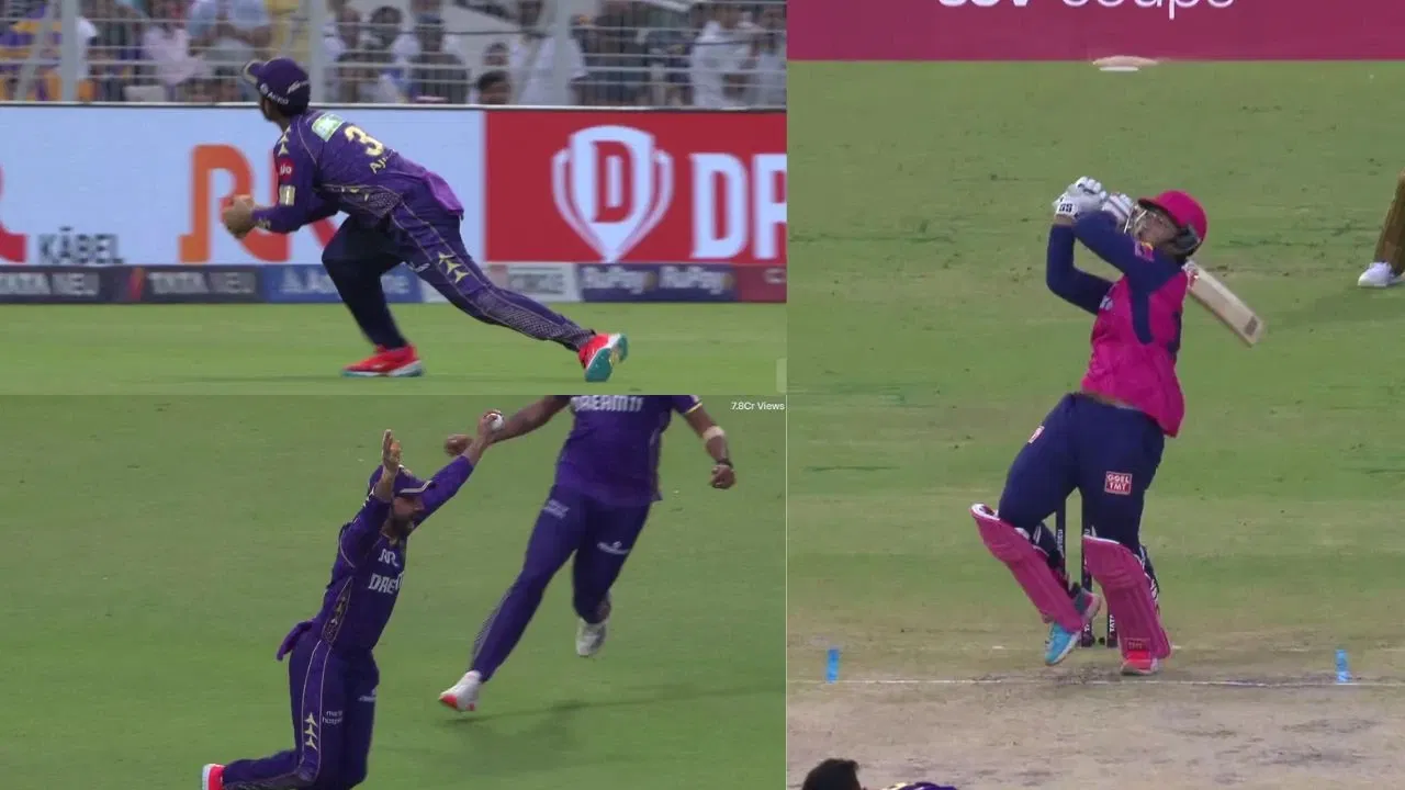 Ajinkya Rahane Takes Stunner To Send Back Vaibhav Suryavanshi