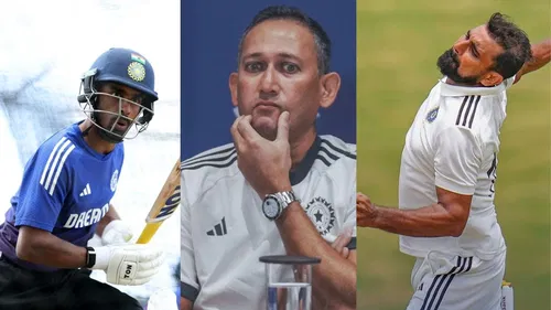 Ajit Agarkar Mohammed Shami Abhimanyu Easwaran