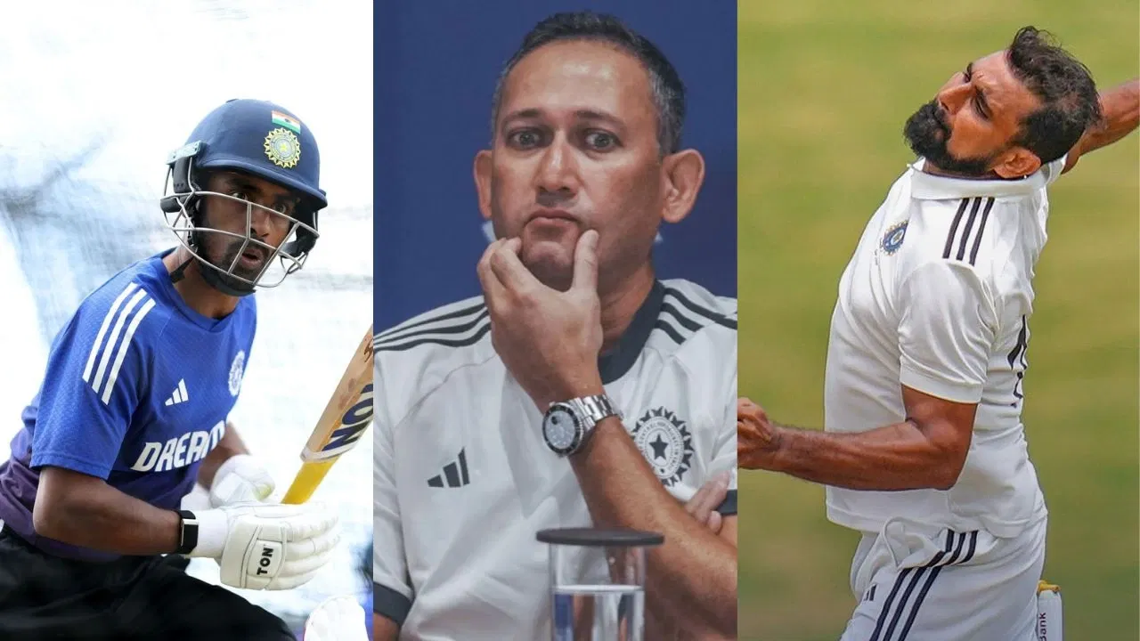 Ajit Agarkar Mohammed Shami Abhimanyu Easwaran