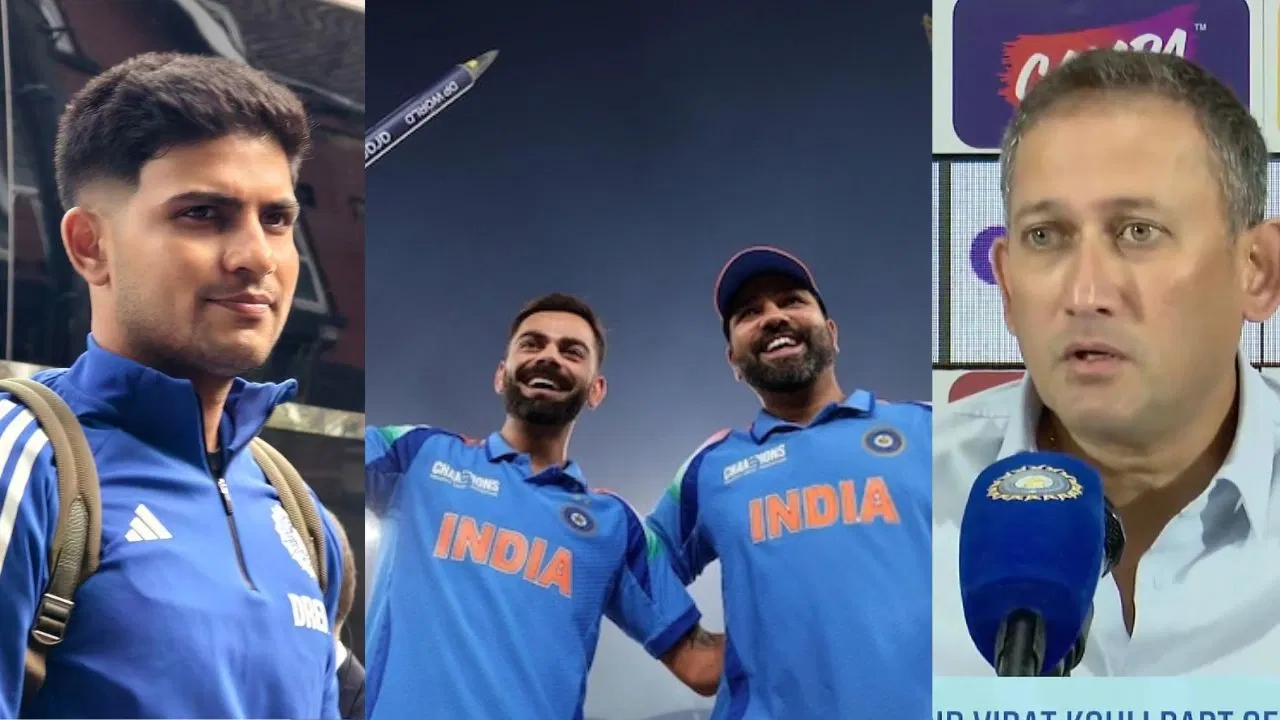 Ajit Agarkar Rohit Sharma Virat Kohli Shubman Gill