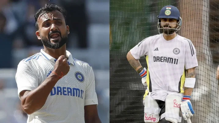 Akash Deep And Virat Kohli