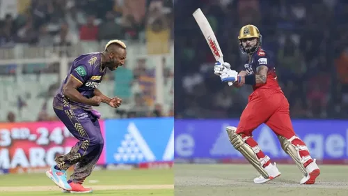 Andre Russell Virat Kohli