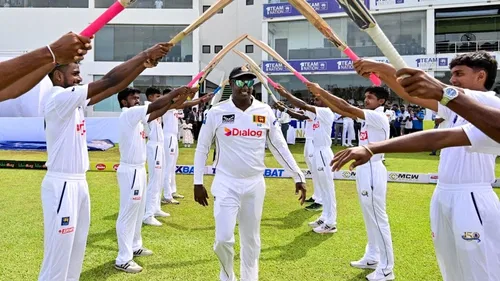 Angelo Mathews Guard Of Honour