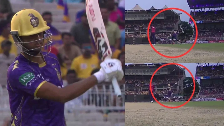Angkrish Raghuvanshi Slams And Throws Bat