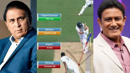 Anil Kumble And Sunil Gavaskar Joe Root LBW