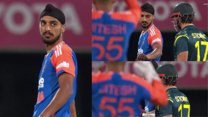 Arshdeep Singh Fist Bump To Marcus Stoinis
