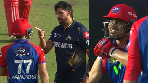 Ashutosh Sharma Fights Ishant Sharma