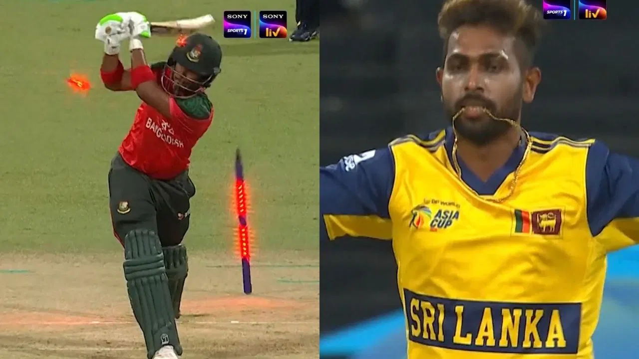 Asia Cup 2025 Watch Nuwan Thushara Bamboozles Tanzid Hasan Bangladesh With Brutal Wicket Maiden Start