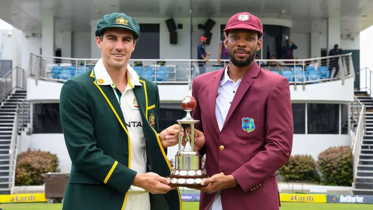 Australia West Indies Pat Cummins Roston Chase