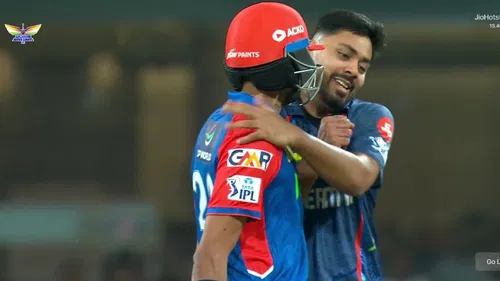 Axar Patel Avesh Khan Fight