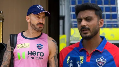 Axar Patel Faf Du Plessis