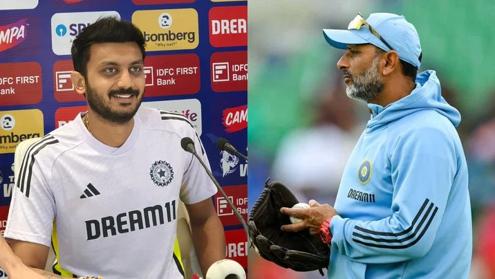Axar Patel Sitanshu Kotak PIC Credits RevSportz And SportsfileGetty Images