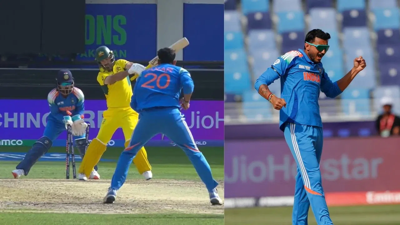 Axar Patel Castles Glenn Maxwell