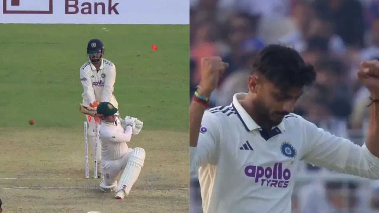 Axar Patel Castles Kyle Verreynne