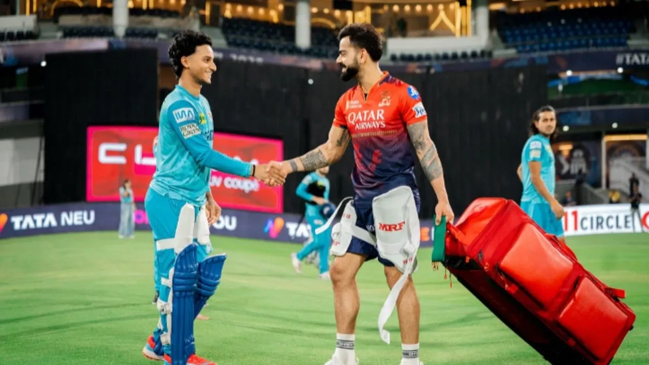 Ayush Badoni Virat Kohli