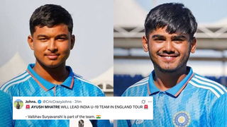 Ayush Mhatre Vaibhav Suryavanshi India Under 19 TR