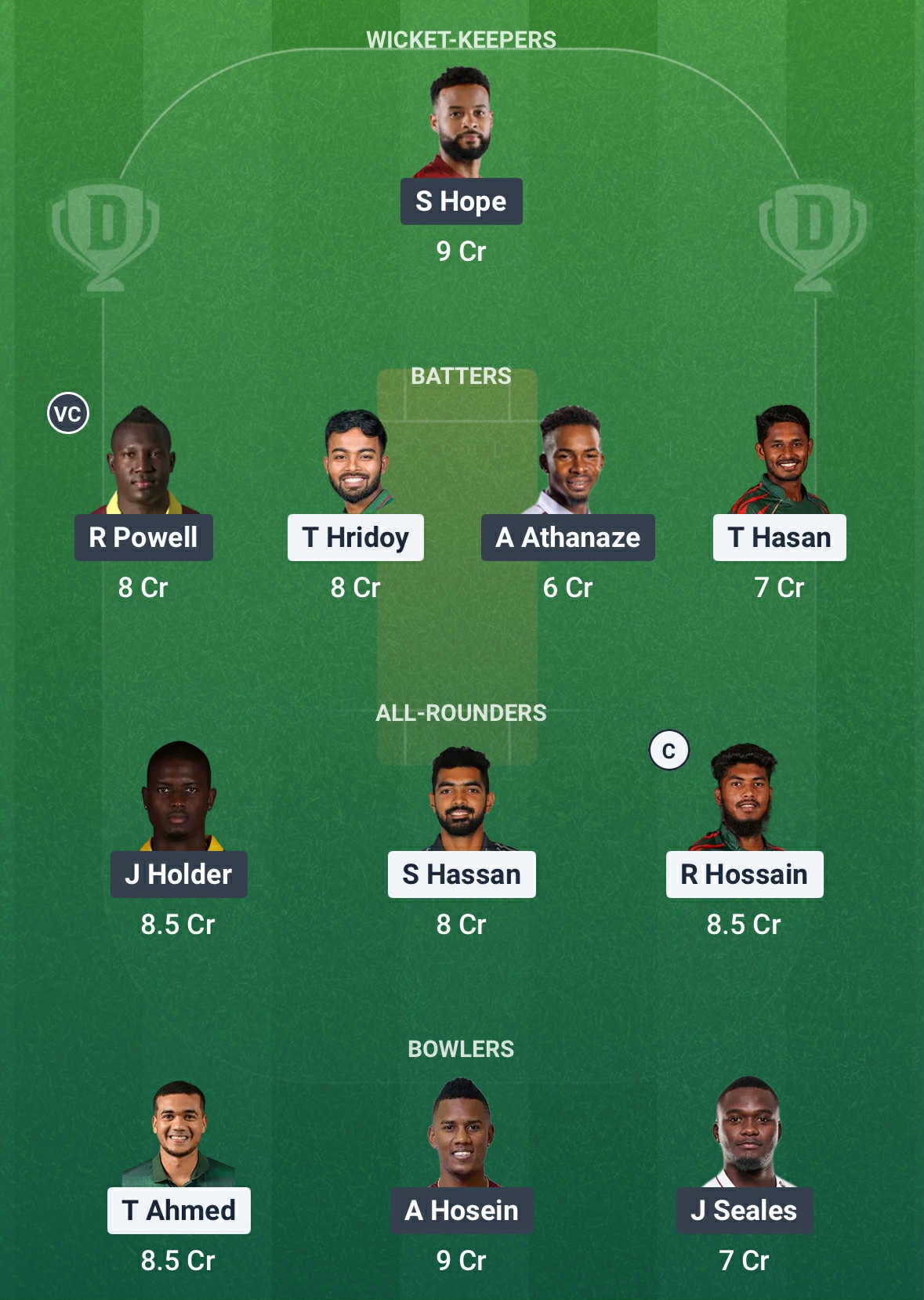 BAN Vs WI Dream11 Prediction1