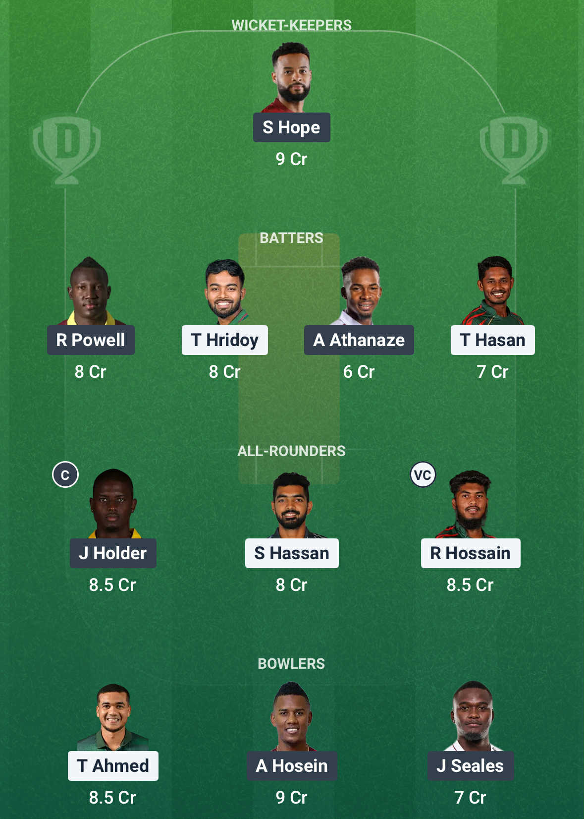 BAN Vs WI Dream11 Prediction2