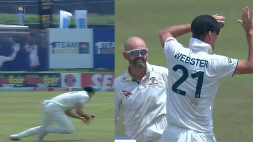 Beau Webster Takes Stunner To Help Nathan Lyon Bag 550 Test Wickets