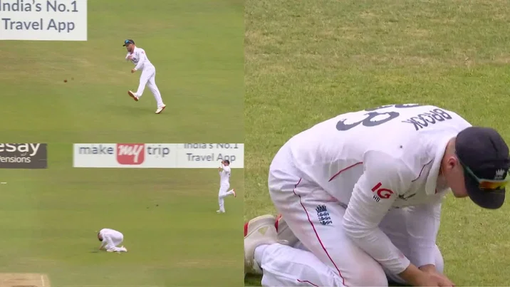 Ben Duckett Throw Hits Harry Brook