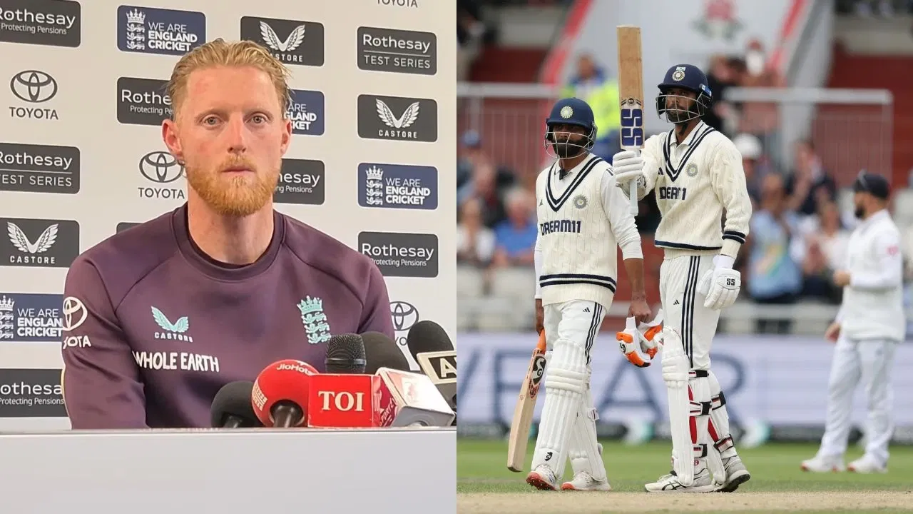 Ben Stokes Ravindra Jadeja Washington Sundar