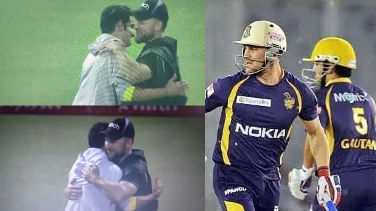 Brendon McCullum Gautam Gambhir Heartwarming Moment