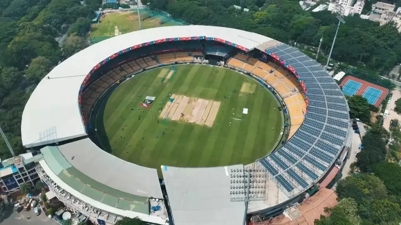 Days before RCB vs SRH IPL 2026 match, M. Chinnaswamy Stadium looks like a construction side