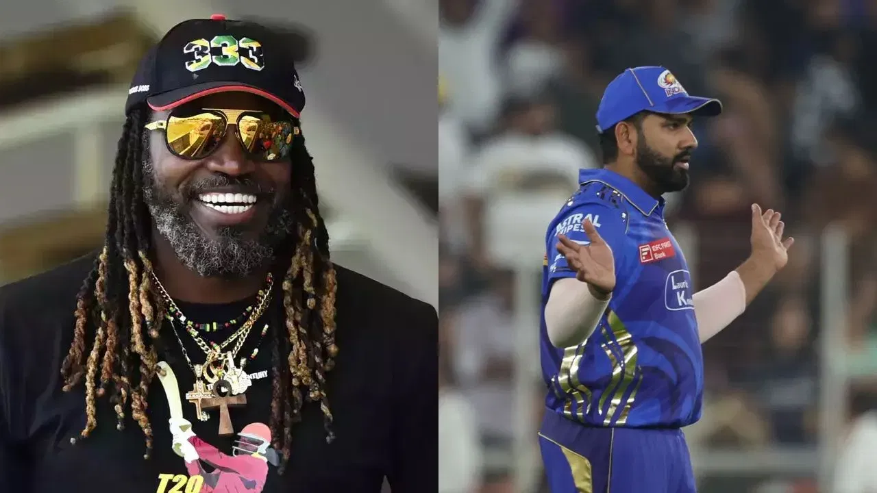 Chris Gayle And Rohit Sharma