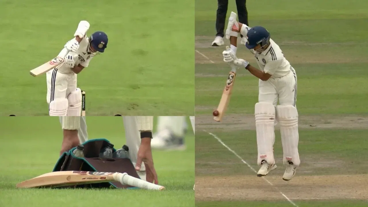 Chris Woakes Breaks Yashasvi Jaiswals Bat