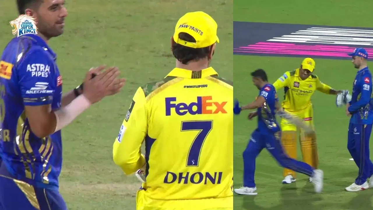 Deepak Chahar Sledges MS Dhoni