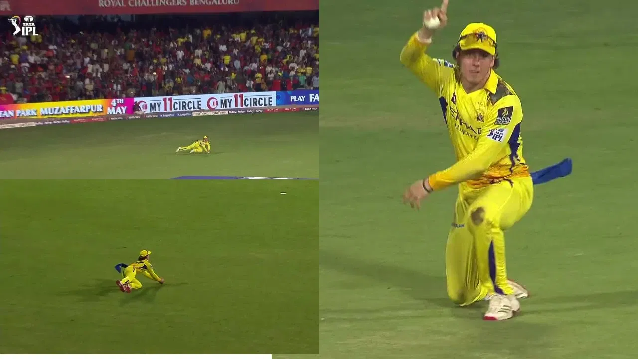 Dewald Brevis Catch Jacob Bethell Wicket