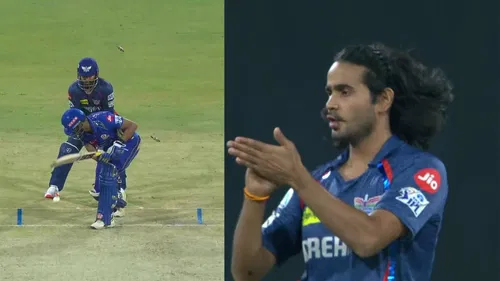 Digvesh Rathi Celebration Naman DHir Wicket