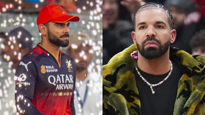 Rcb Sign Rapper RCB to face 'Drake Curse'? Rapper bets $750,000 on Virat Kohli's team ...