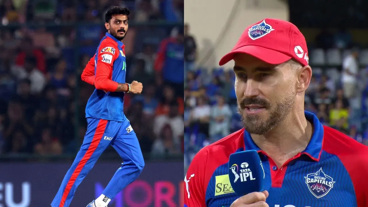 Faf Du Plessis Axar Patel
