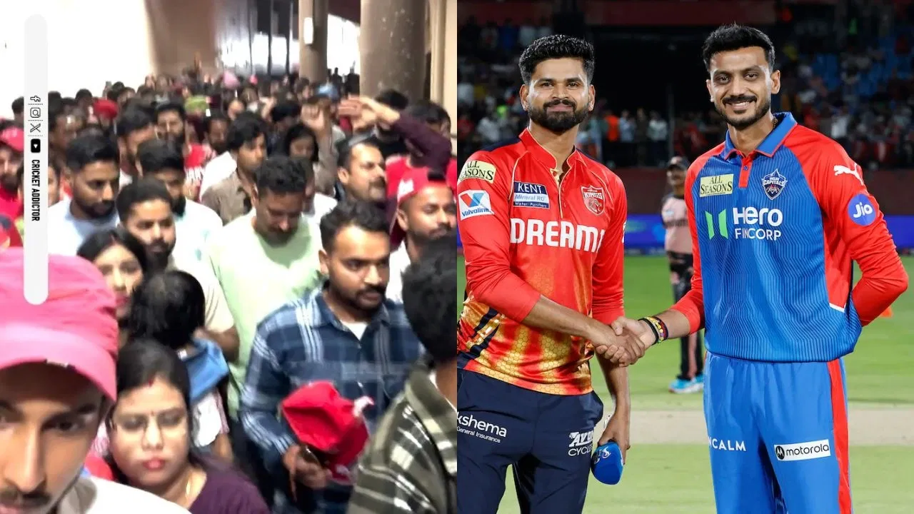 Fans Chants IPL 2025 PBKS Vs DC Shreyas Iyer Axar Patel