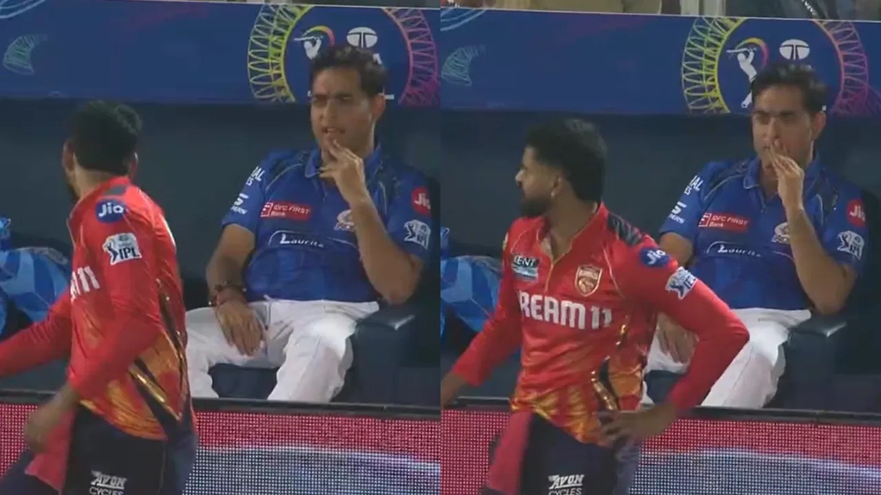 Shreyas Iyer and Akash Ambani