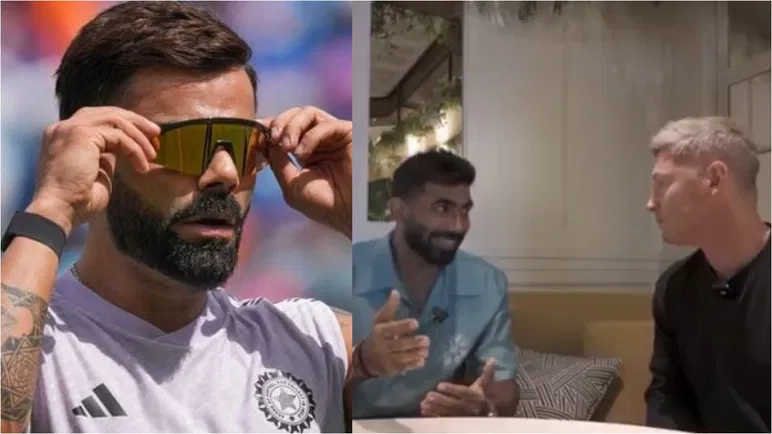 Virat Kohli and Jasprit Bumrah