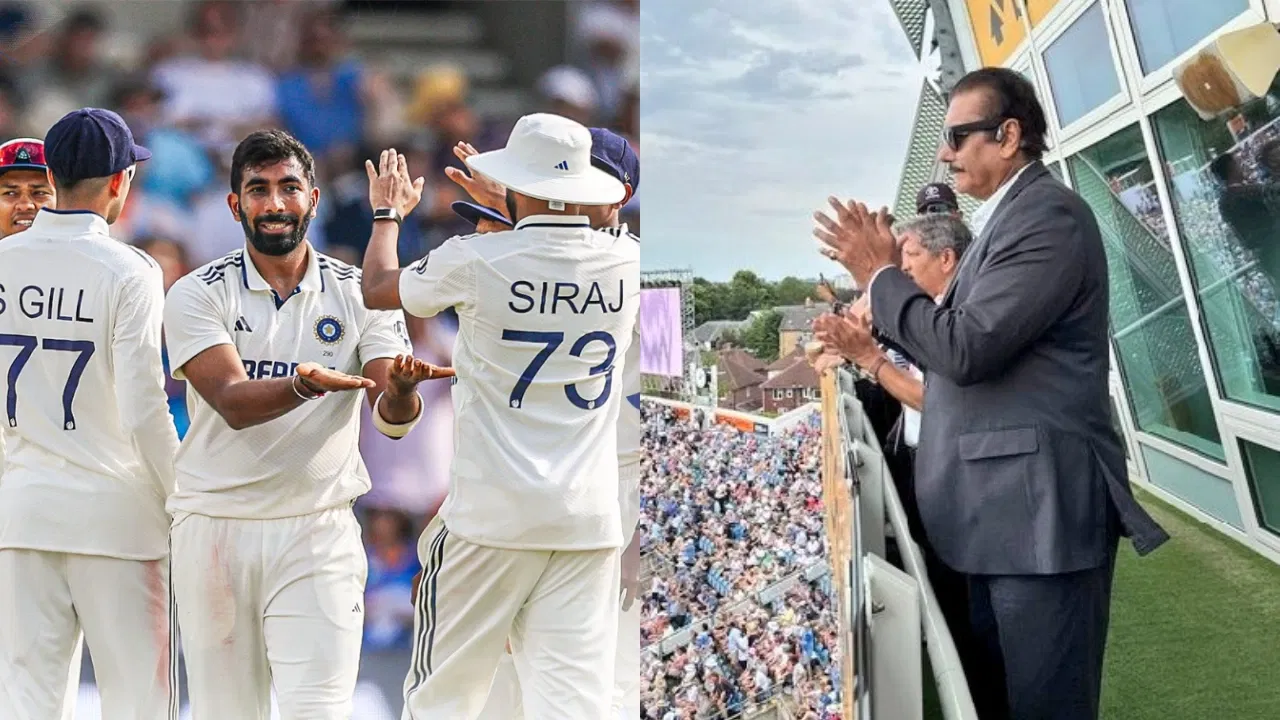 Jasprit Bumrah and Ravi Shastri