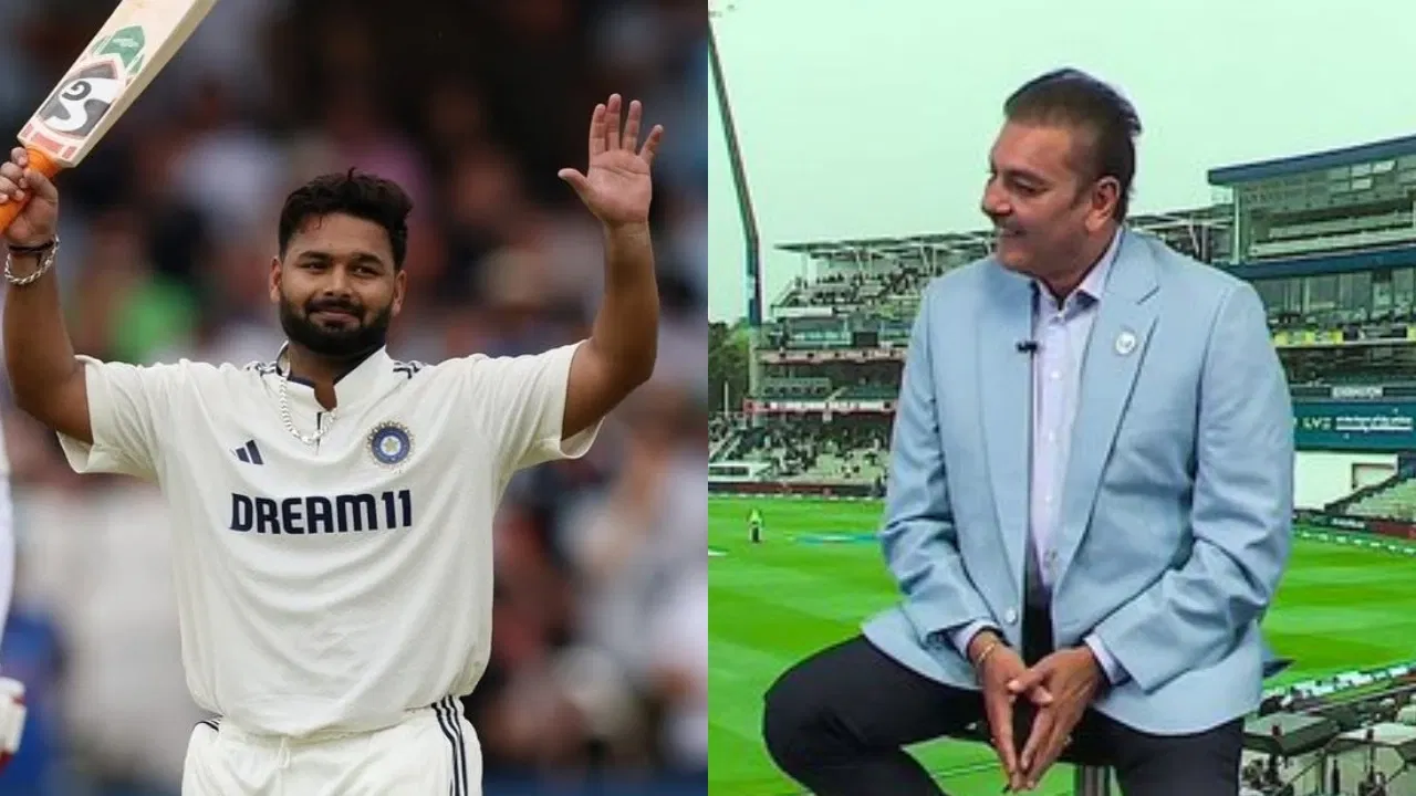 Rishabh Pant and Ravi Shastri