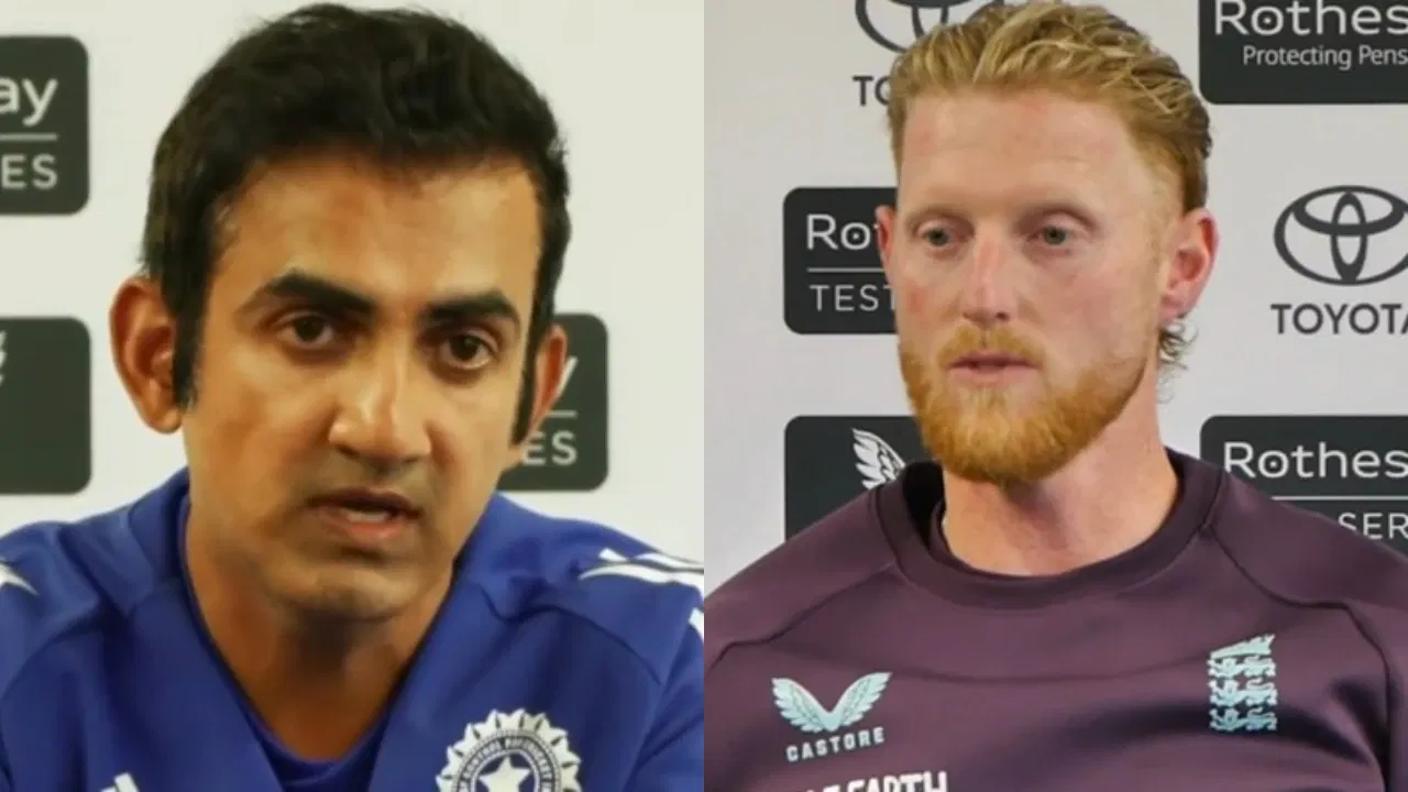Gautam Gambhir and Ben Stokes