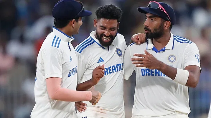 Mohammed Siraj and Jasprit Bumrah
