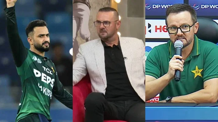 Mohammad Nawaz, Simon Doull and Mike Hesson