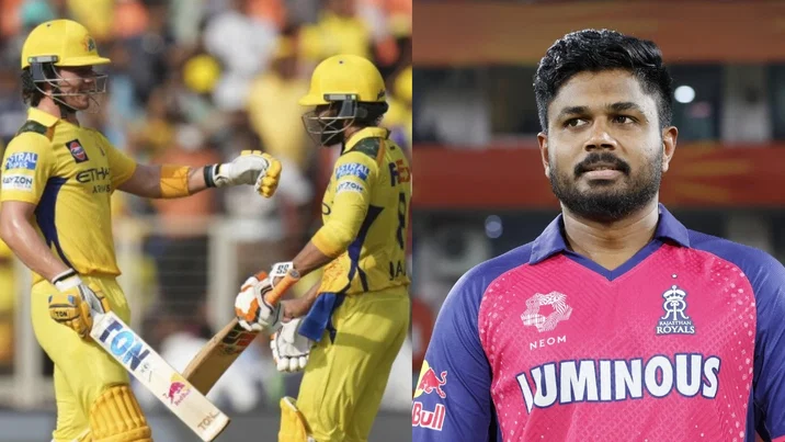 Dewald Brevis, Ravindra Jadeja and Sanju Samson
