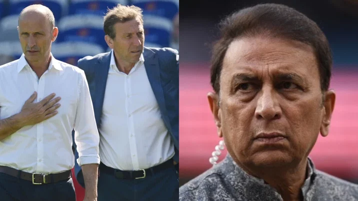 Nasser Hussain, Michael Atherton and Sunil Gavaskar