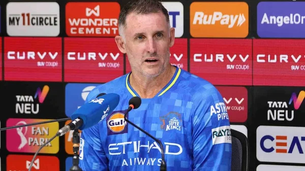 Chennai Super Kings coach Michael Hussey
