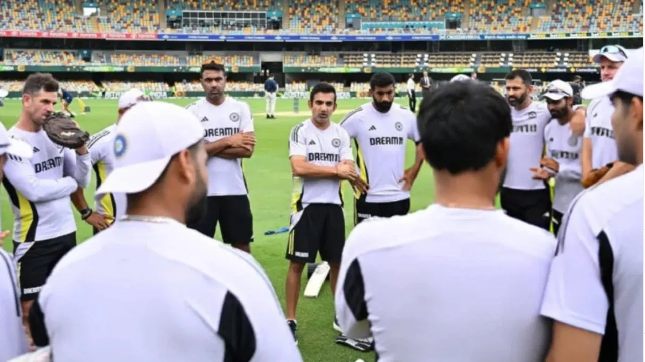 Gautam Gambhir and India coaches